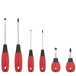 KURUI 6-Piece Magnetic Screwdriver Set with Grip