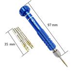 5-in-1 Magnetic Screwdriver Kit for Small Repairs