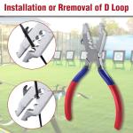 Gold Deer D Loop String Clamp Nocking Pliers