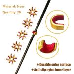 Luoyer Archery Bow String Nocking Points Set