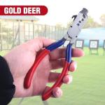 Gold Deer D Loop String Clamp Nocking Pliers