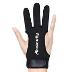 Three Finger Leather Archery Gloves for Kids & Adults
