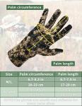 Wolfhunt Lightweight Camouflage Full Finger Archery Gloves