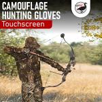 DecoyPro Men's Camo Touchscreen Hunting Gloves