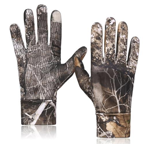 Camo Touchscreen Hunting Gloves for Archery