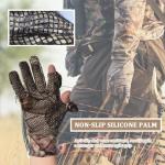 Favuit Camo Hunting Gloves with Touchscreen Capability
