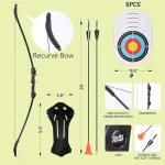 CrazyMouse Recurve Bow Set for Beginners and Teens