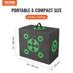VEVOR Portable Archery Target Block, 16"x18