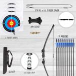 45" Kids Recurve Bow and Arrows Set