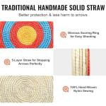 VEVOR 20" Round Straw Archery Target - 5 Layers