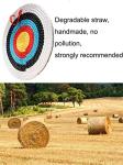 AUVIM 20-Inch Handmade Straw Archery Target