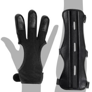 MARRTEUM Archery Glove and Arm Guard Set