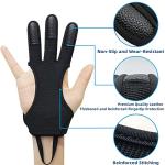 Seektop Leather Archery Gloves for Youth and Adults