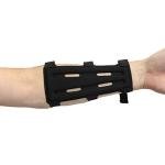SAS 8" Black Archery Armguard with 3-Strap Buckles