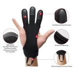 Archery Gloves 2 Pack - Leather 3-Finger Guard