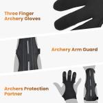 MARRTEUM Archery Glove and Arm Guard Set