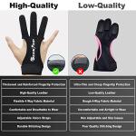 Seektop Leather Archery Gloves for Youth and Adults
