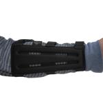 SAS 8" Black Archery Armguard with 3-Strap Buckles