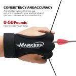 Archery Gloves 2 Pack - Leather 3-Finger Guard