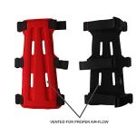 SAS 8" Black Archery Armguard with 3-Strap Buckles