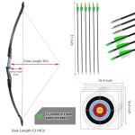 SOPOGER Recurve Bow and Arrow Set for All