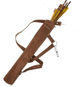 Scorpion Archery Traditional Leather Shoulder Quiver
