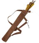 Scorpion Archery Traditional Leather Shoulder Quiver
