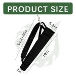 KURUGEILI Adjustable Back and Hip Archery Quiver