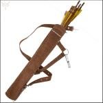 Scorpion Archery Traditional Leather Shoulder Quiver