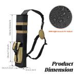 PSKOOK Lightweight Adjustable Back Arrow Quiver