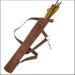 Scorpion Archery Traditional Leather Shoulder Quiver