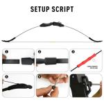 LWANO Kids Bow and Arrow Set with Targets