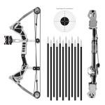 Compound Bow and Arrow Set for Target Shooting