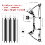 Compound Bow and Arrow Set for Target Shooting