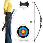 45" Kids Recurve Bow and Arrows Set
