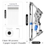 Versatile Compound Bow and Arrow Set for Target Shooting