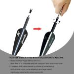 Carbon Arrows for Target Practice and Hunting (12 Pack)