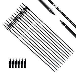 Tiger Archery 30-Inch Carbon Practice Arrows (12 Pack)