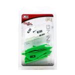 Blazer Vane Combo 36 Pack, White & Neon Green