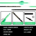 SPG 30-Inch Carbon Arrows for Compound Bow - 12 Pack