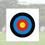 MOLFUJ Paper Archery Targets - 20/50 Pack