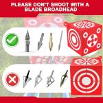 Red 3D Foam Archery Target Cube with Handle