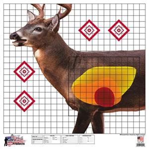Whitetail Deer Sight-in Targets 5 Pack 25"x25