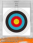 40cm Paper Archery Targets for Backyard Practice