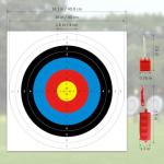 MOLFUJ Paper Archery Targets – Pack of 20/50