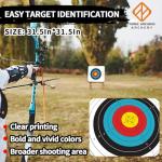 31.5" Archery Targets - 15 Pack, Thicker Paper