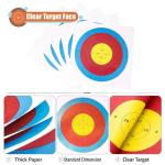 MOLFUJ Bow Target Paper, 20 or 50 Pack