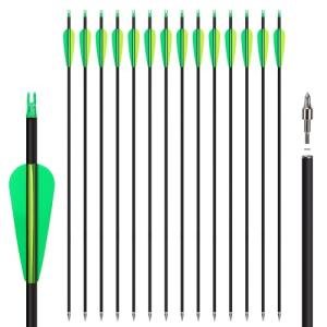 NorthSpoor 14 Pack Carbon Arrows for Recurve Bows