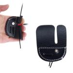 KURUGEILI Adjustable Leather Finger Tabs for Archery