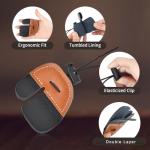 SPG Leather Finger Tabs - 2 Pack for Recurve Bow